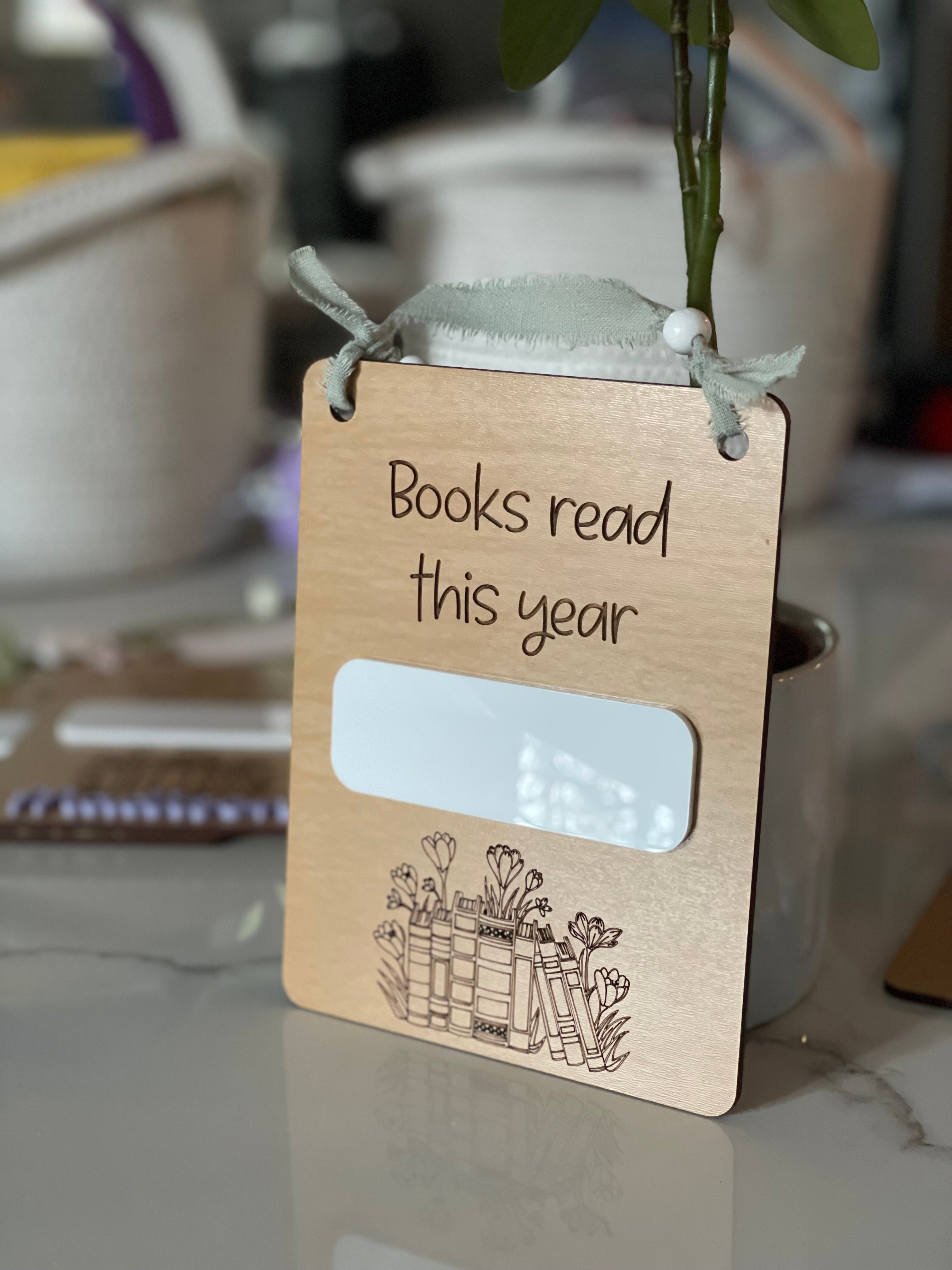 Books Read Sign