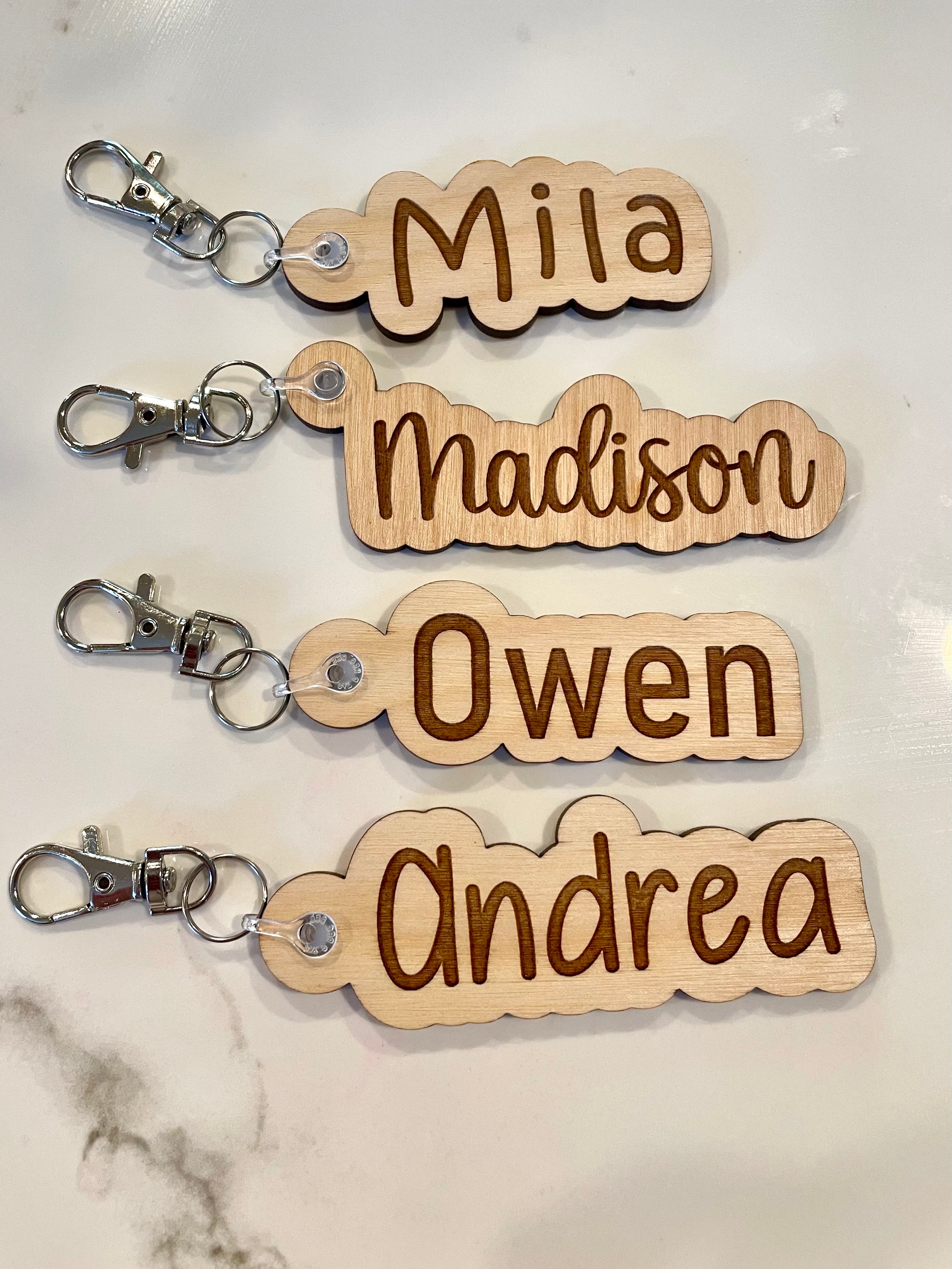 Custom Keychain/Bag Tag