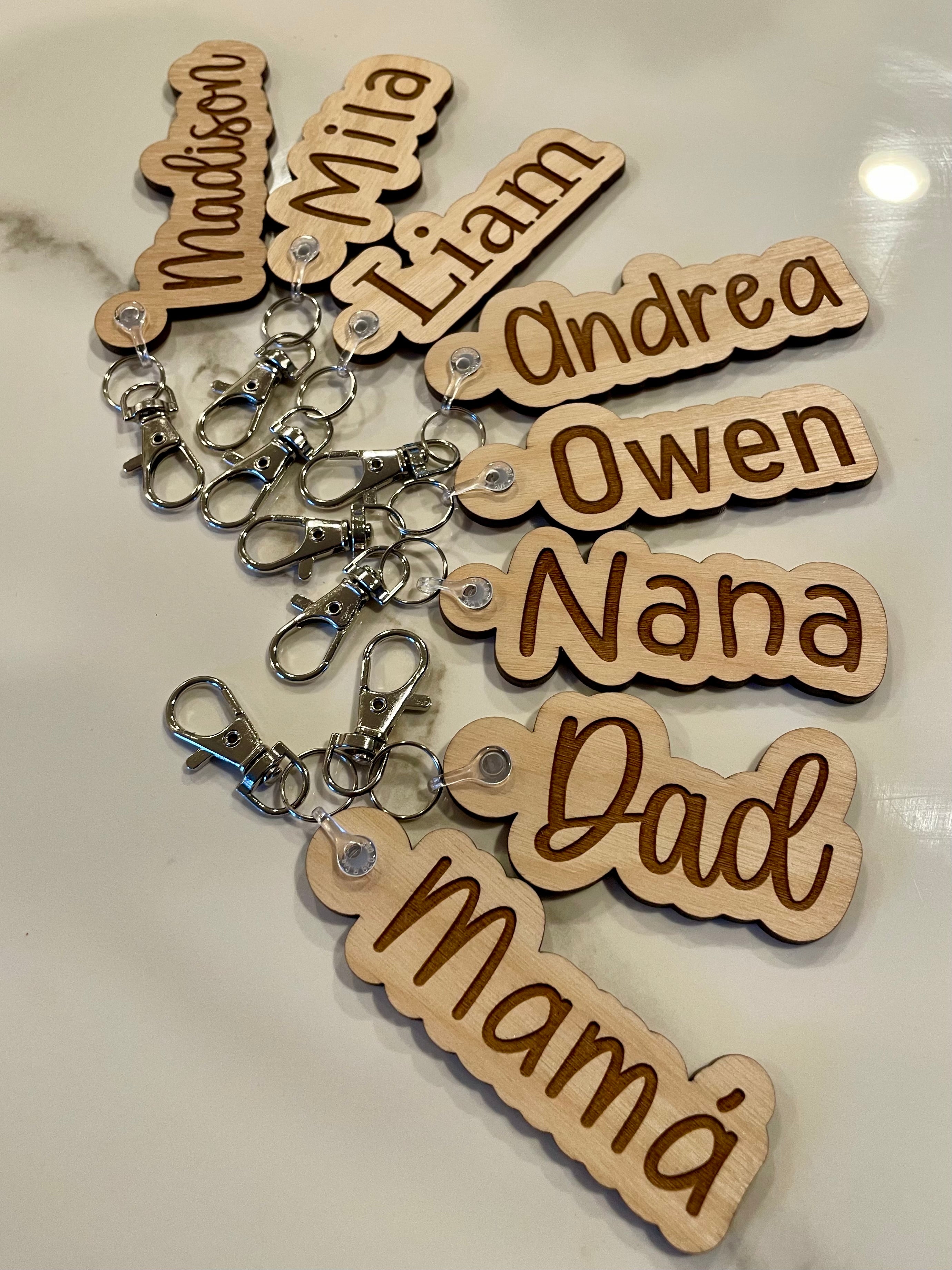 Custom Keychain/Bag Tag