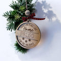 Zip Code Ornament Birch