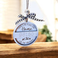 Zip Code Ornament White