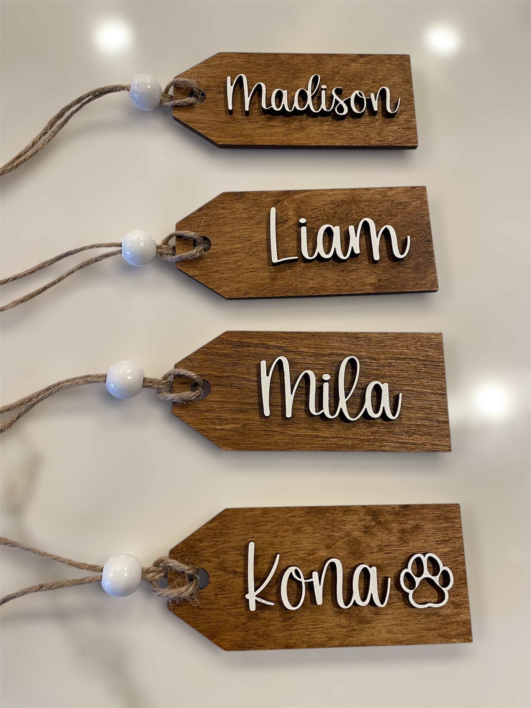 Custom Stocking Tags