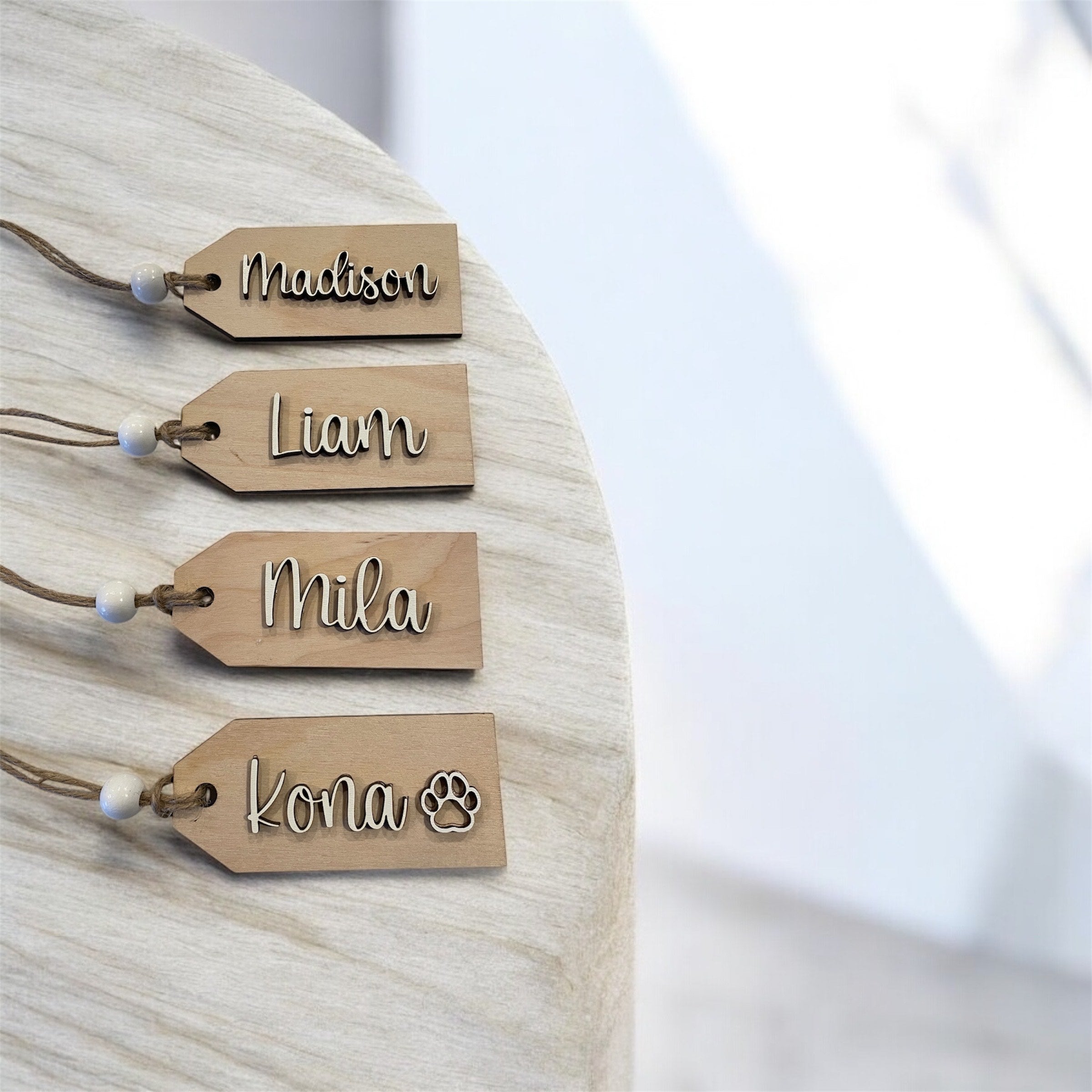 Custom Stocking Tags